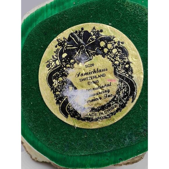 1993 Switzerland Samichlaus Santa Figurine – International Santa Collection SC09 - Picture 8 of 8